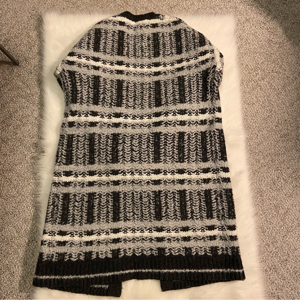Anthropologie Maeve Freyja Plaid Sweater Coat - Picture 3 of 6